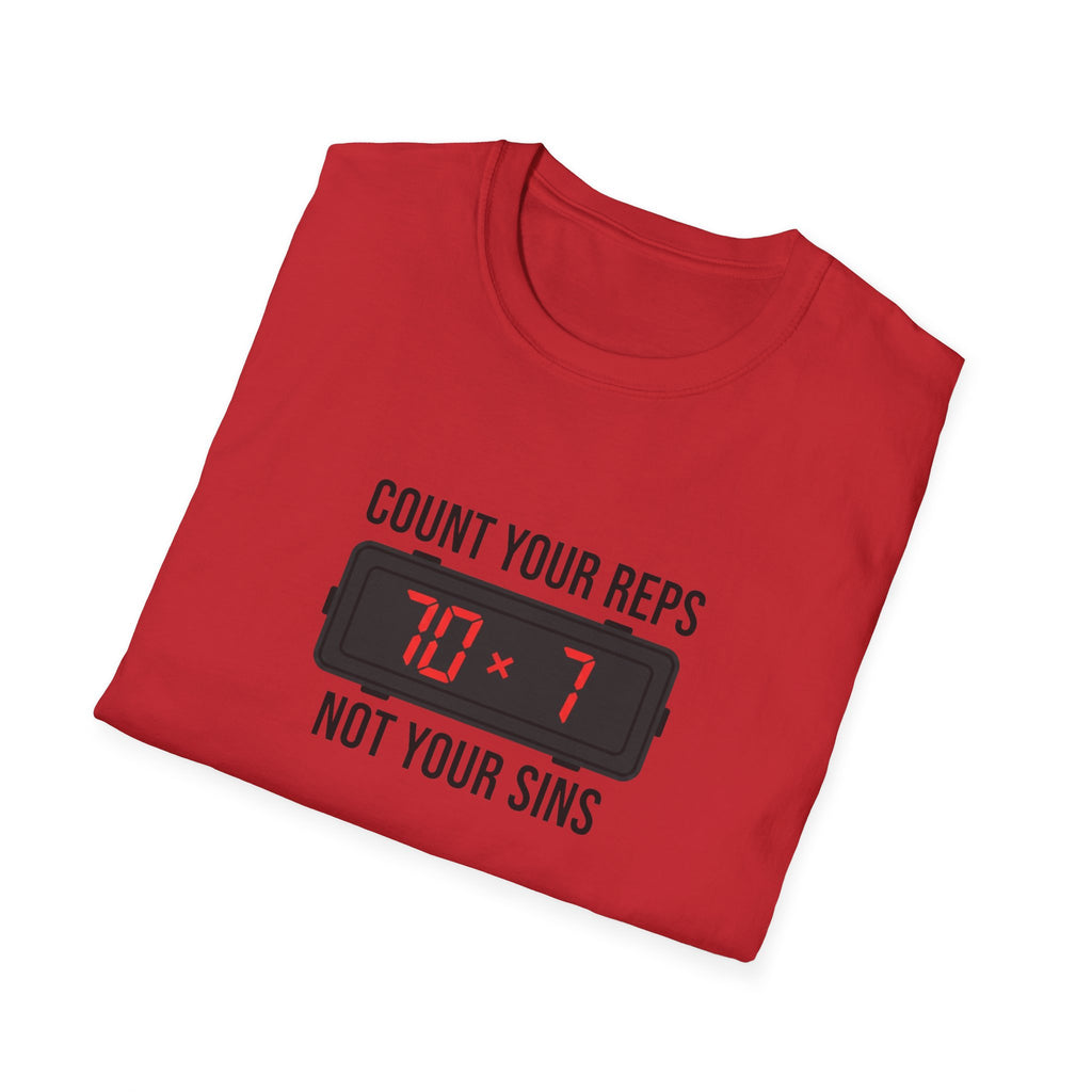 Count your Reps Not Your Sins T-Shirt.
