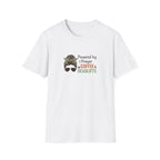 Powered By Prayer Coffee and Deadlifts T-Shirt.