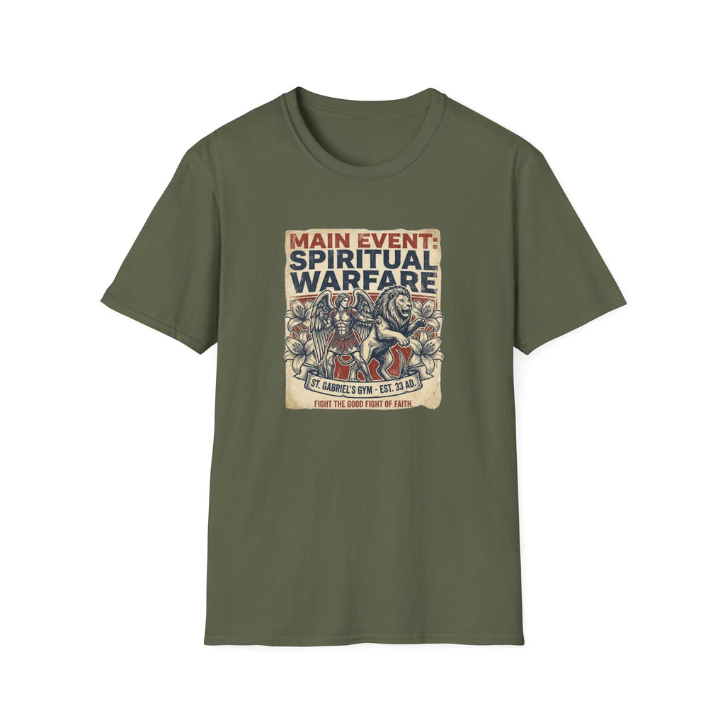 Main Event: Spiritual Warfare T-Shirt.