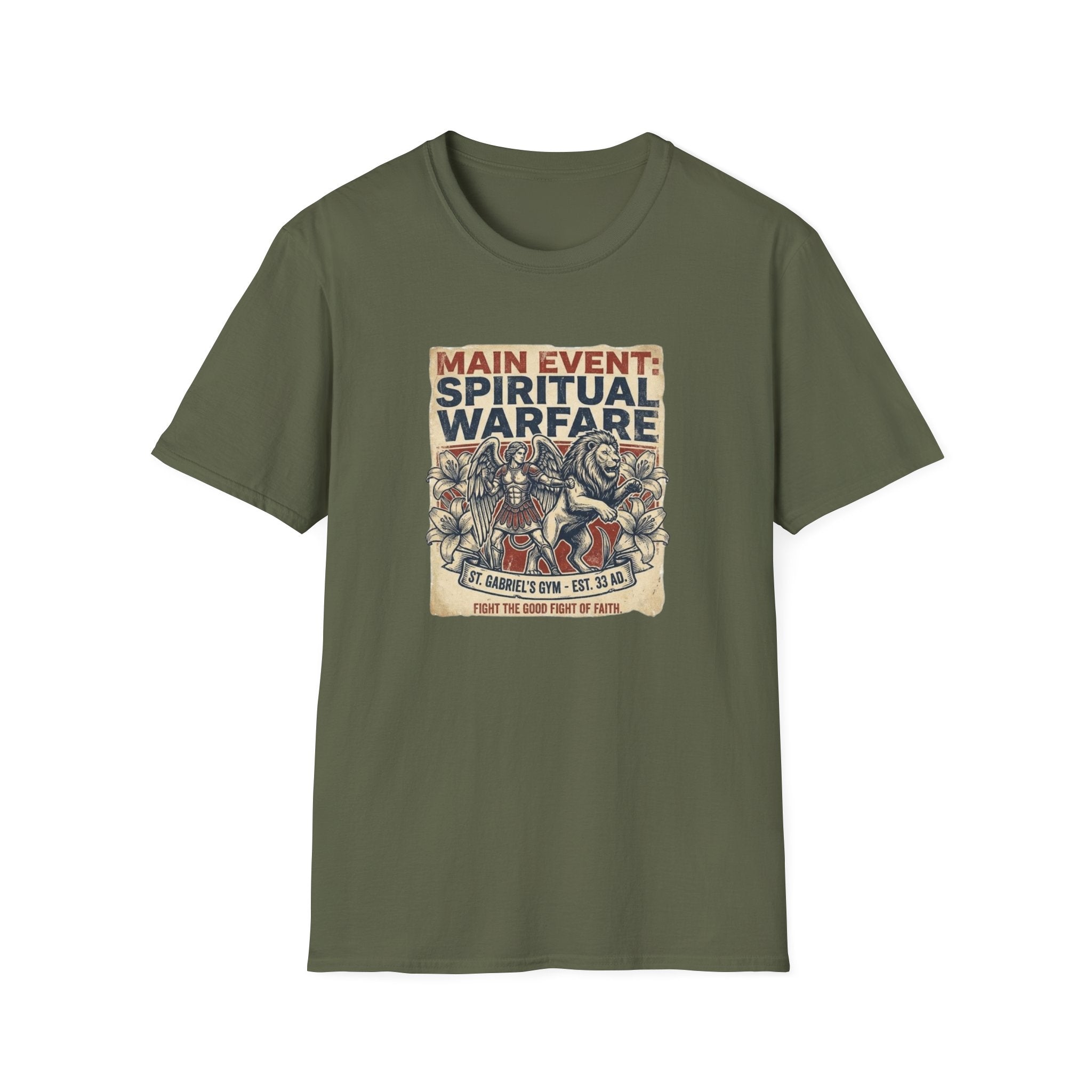 Main Event: Spiritual Warfare T-Shirt.