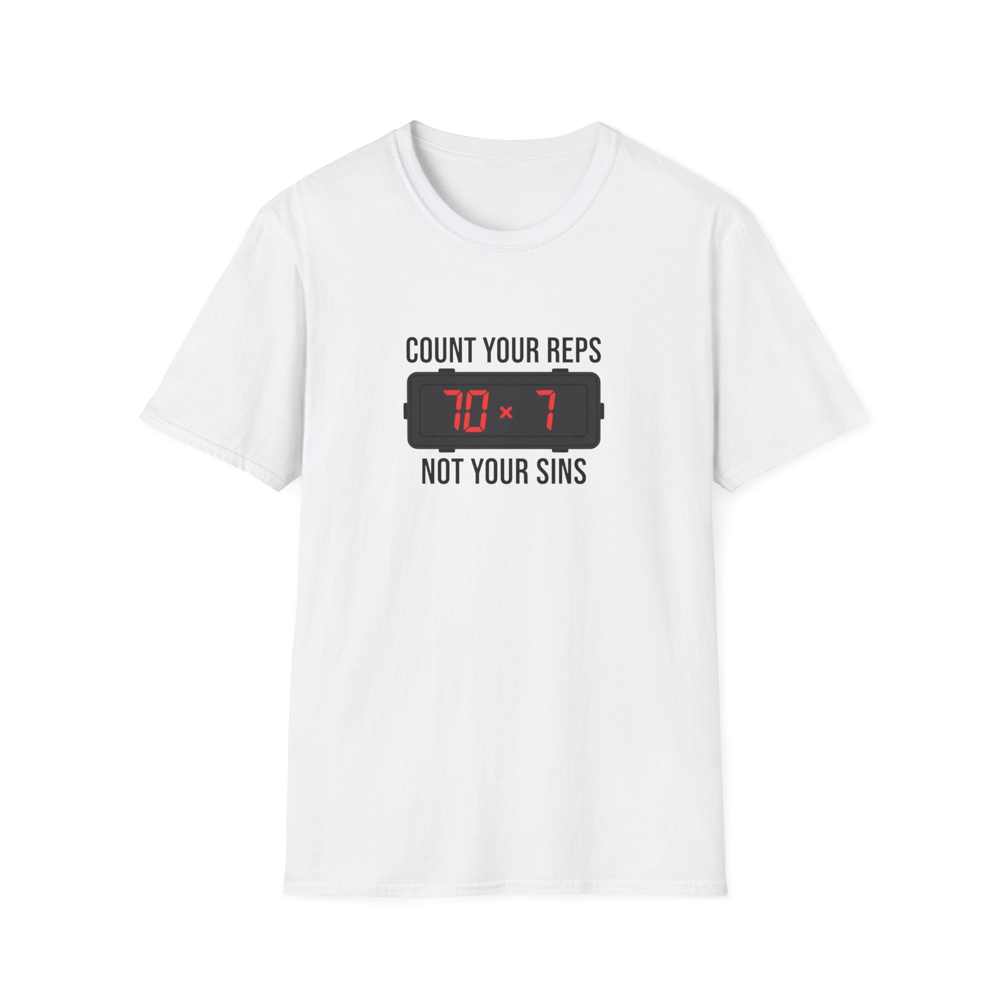 Count your Reps Not Your Sins T-Shirt.