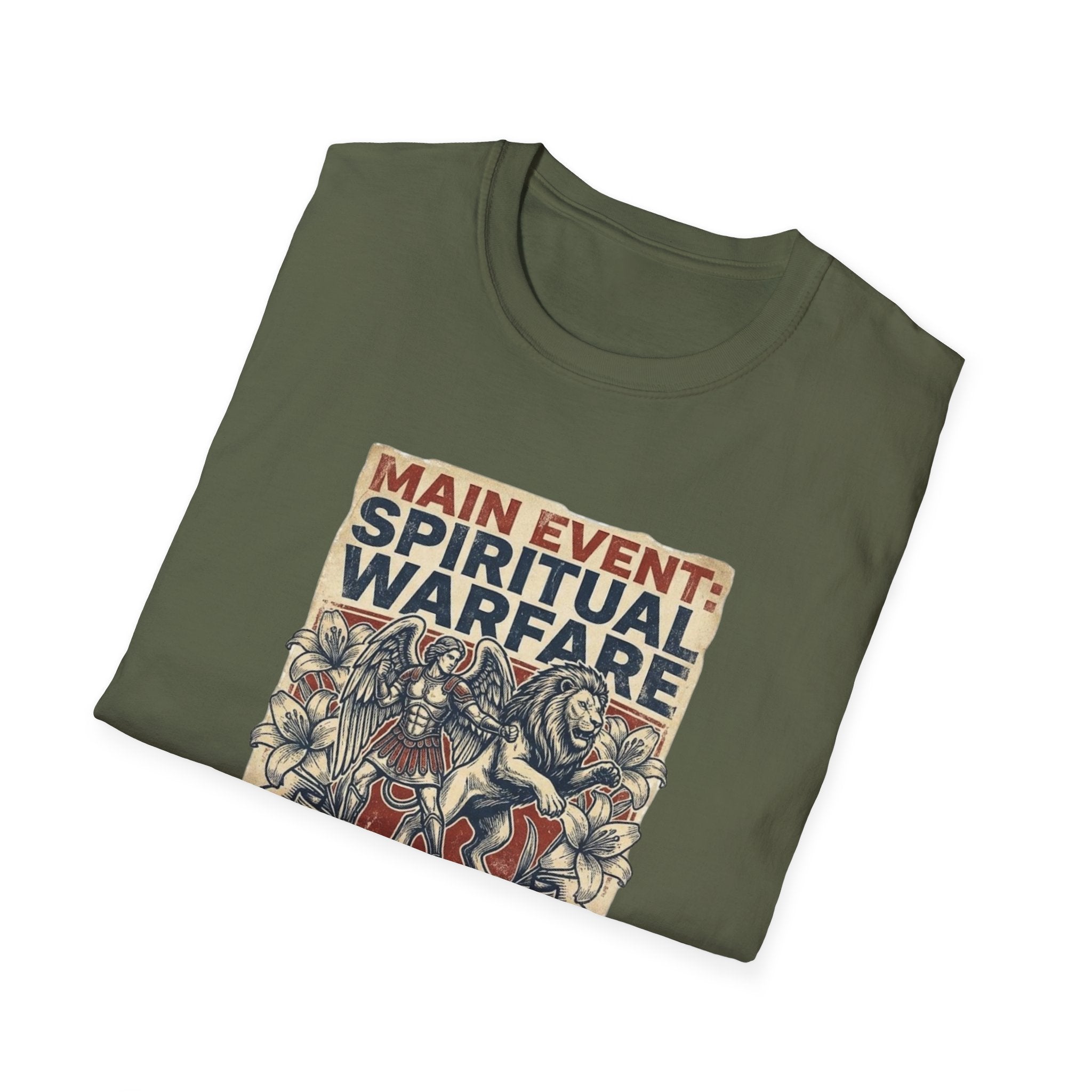 Main Event: Spiritual Warfare T-Shirt.