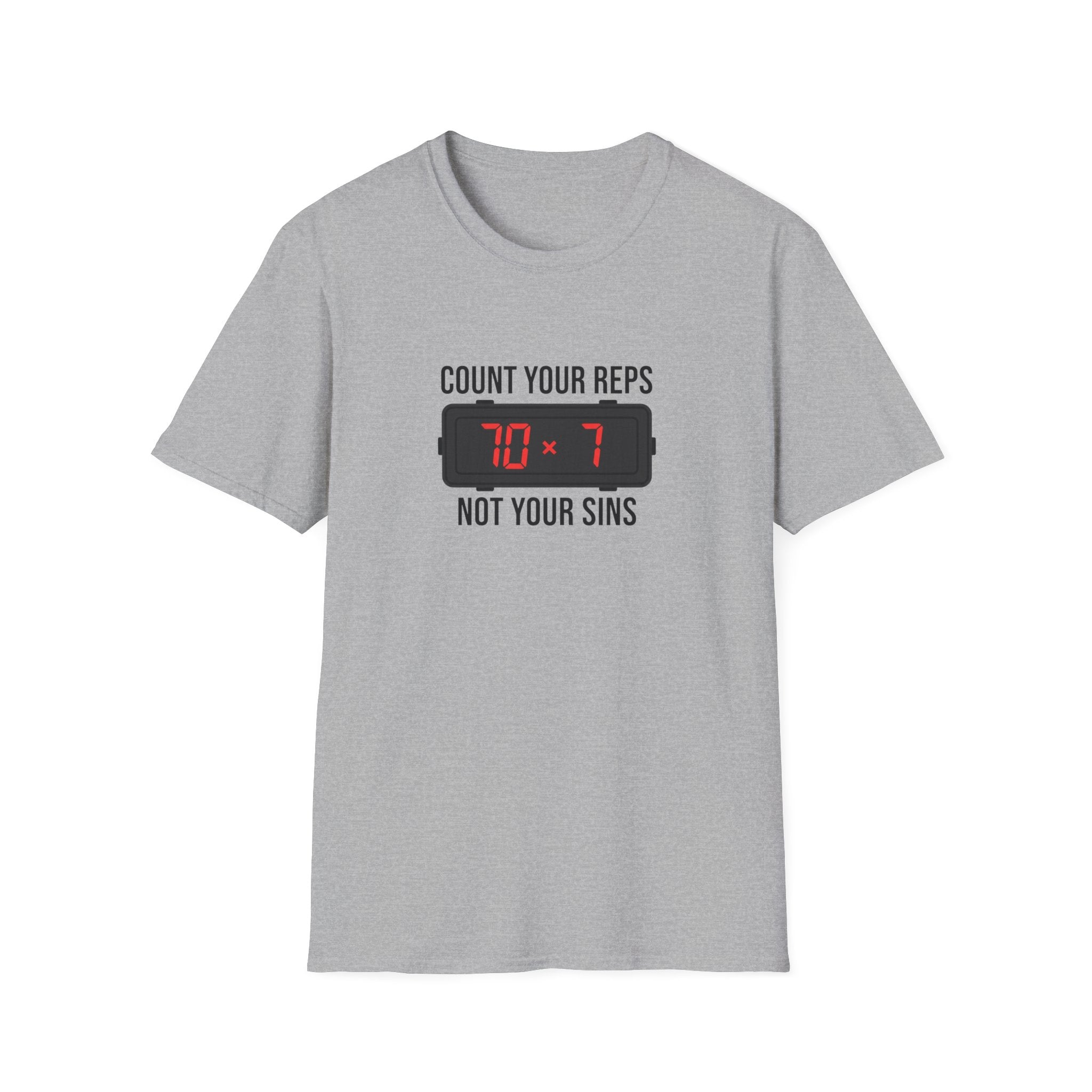 Count your Reps Not Your Sins T-Shirt.