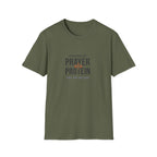Powered By Prayer and Protein T-Shirt.