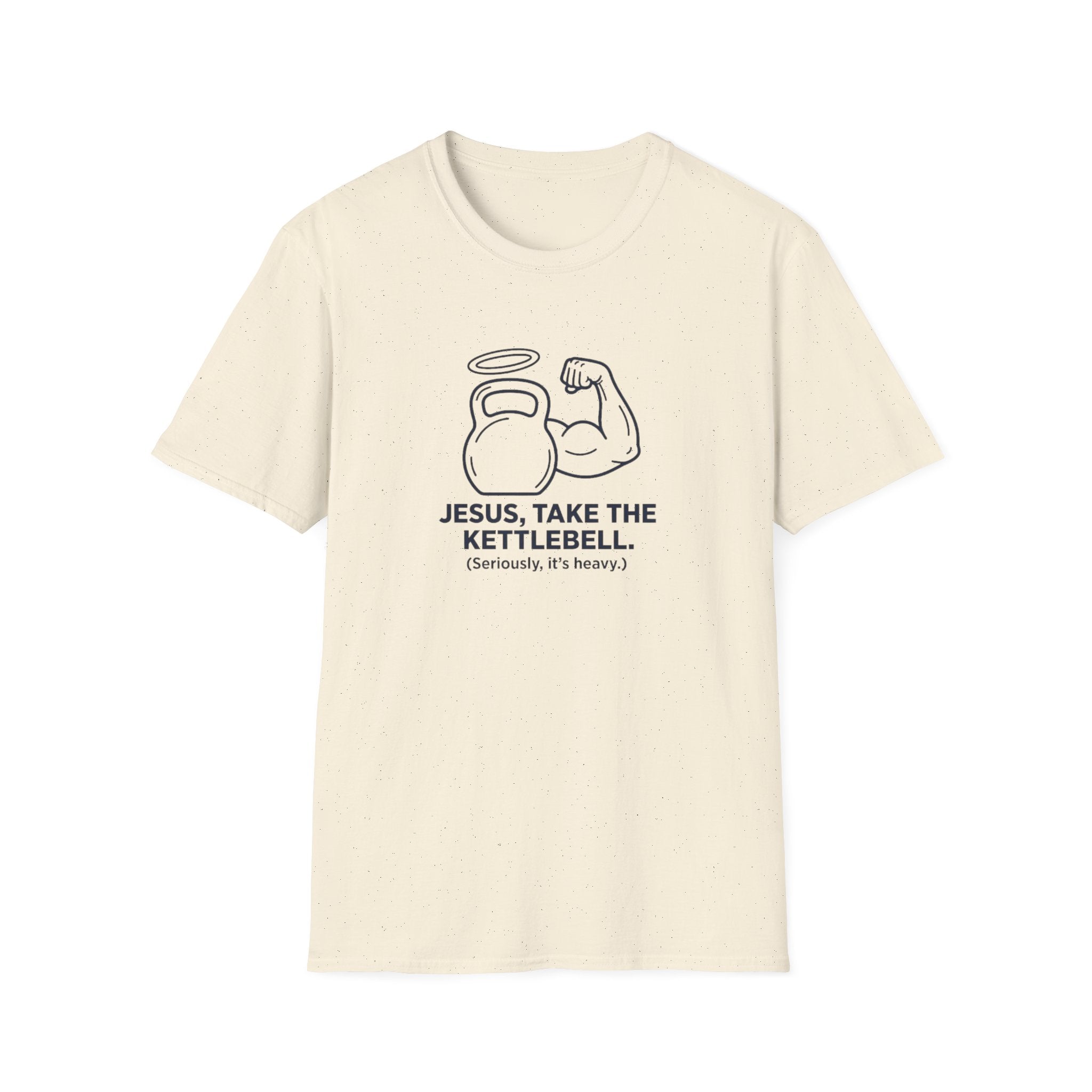 Jesus, Take The Kettlebell T-Shirt.