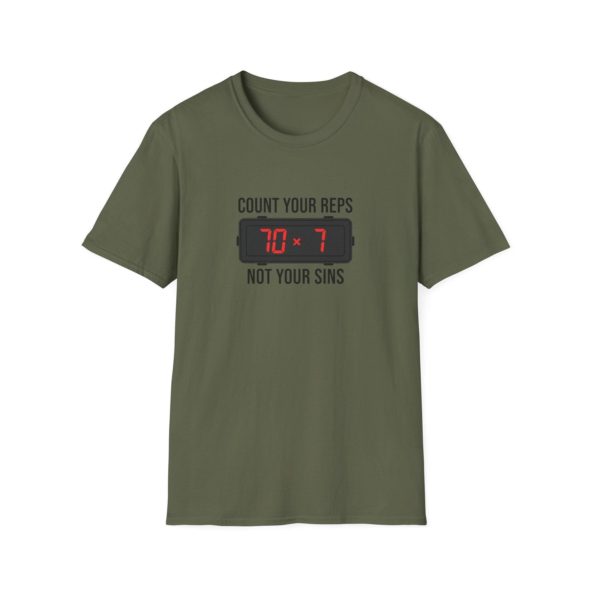 Count your Reps Not Your Sins T-Shirt.