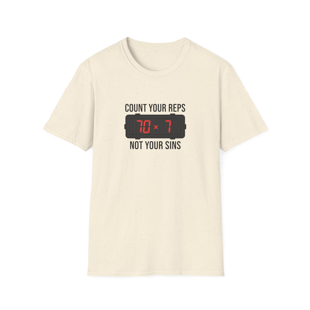 Count your Reps Not Your Sins T-Shirt.