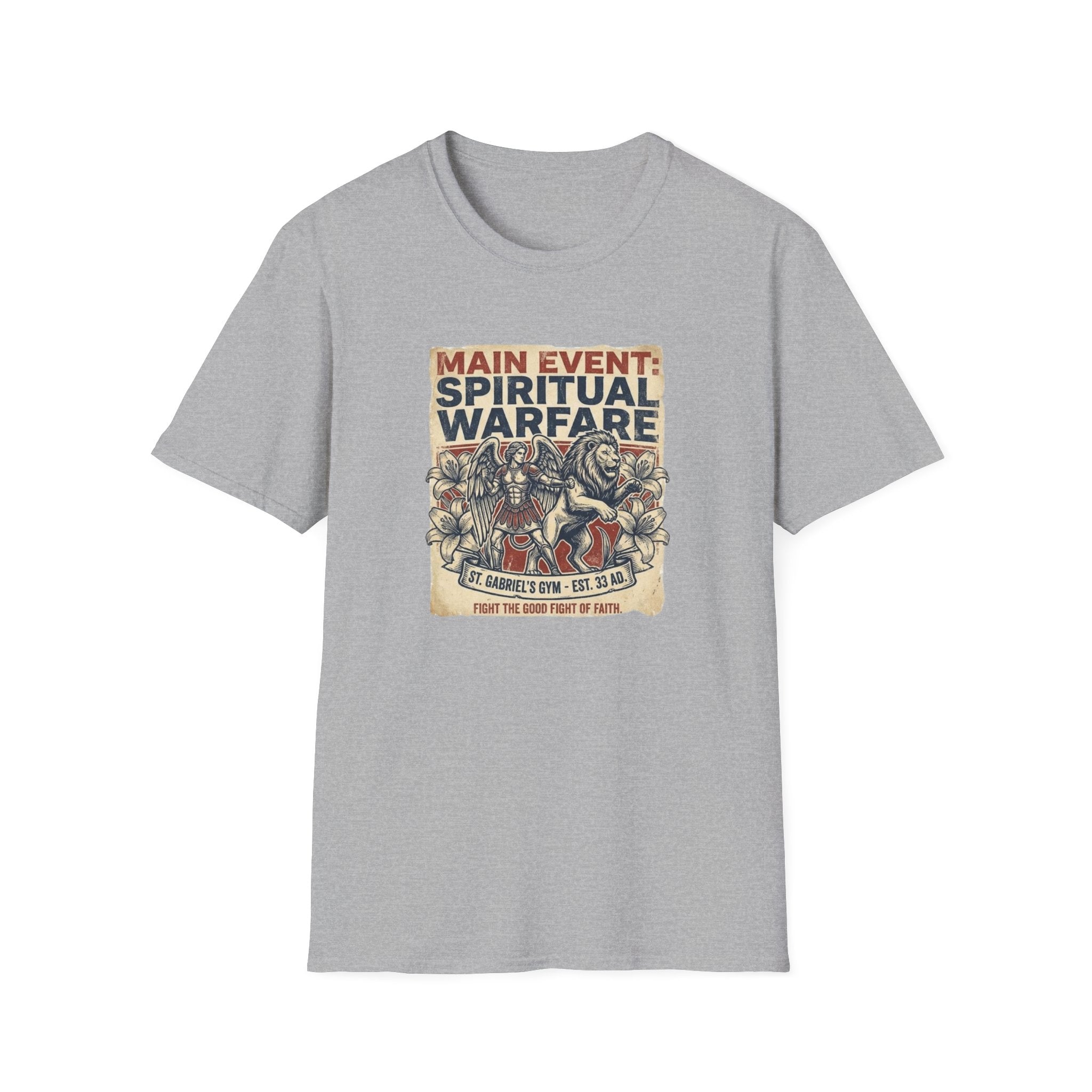 Main Event: Spiritual Warfare T-Shirt.
