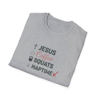 Jesus Coffee Squats Naptime T-Shirt.