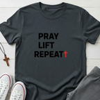 Pray Lift Repeat T-Shirt.