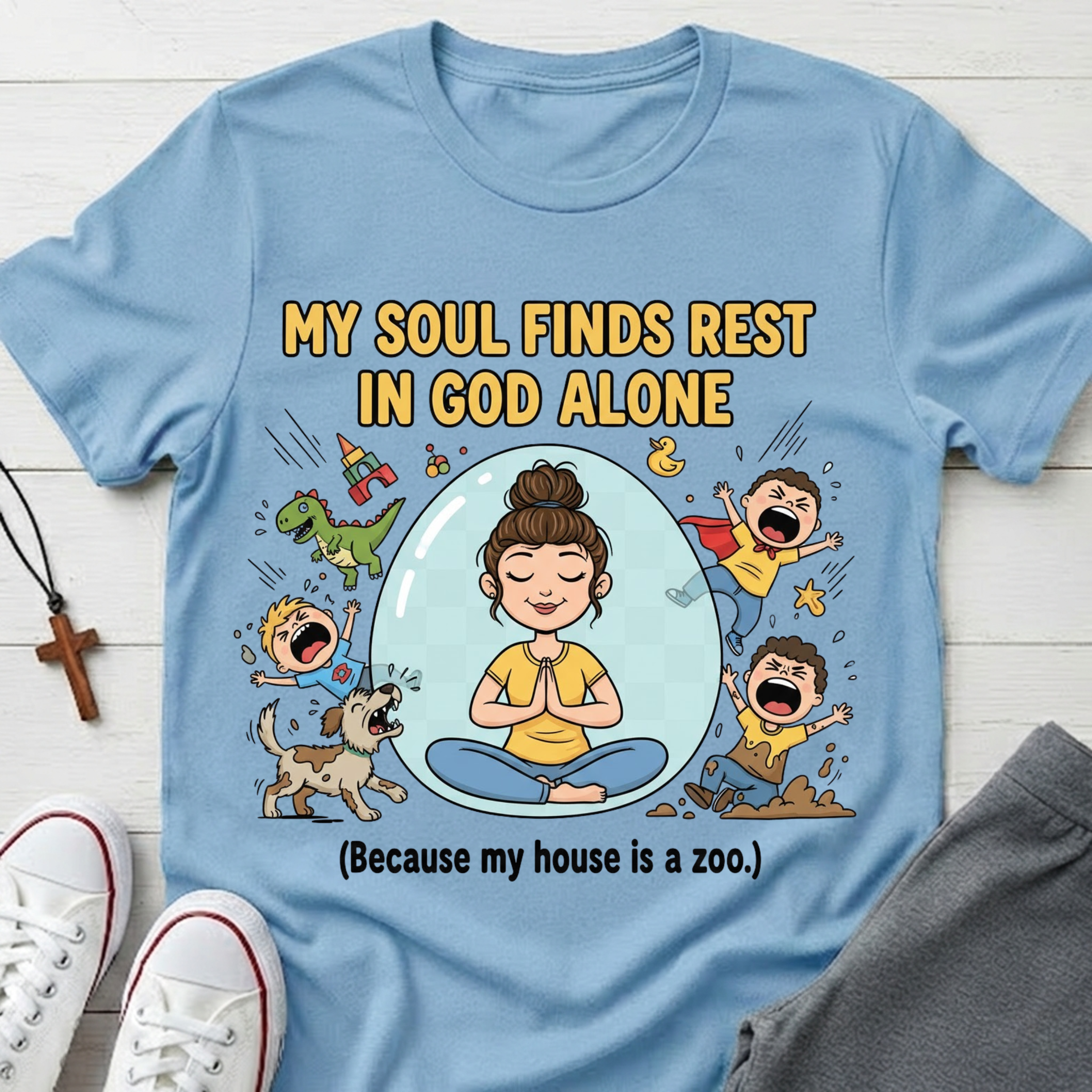 My Soul Finds Rest In God Alone T-Shirt.