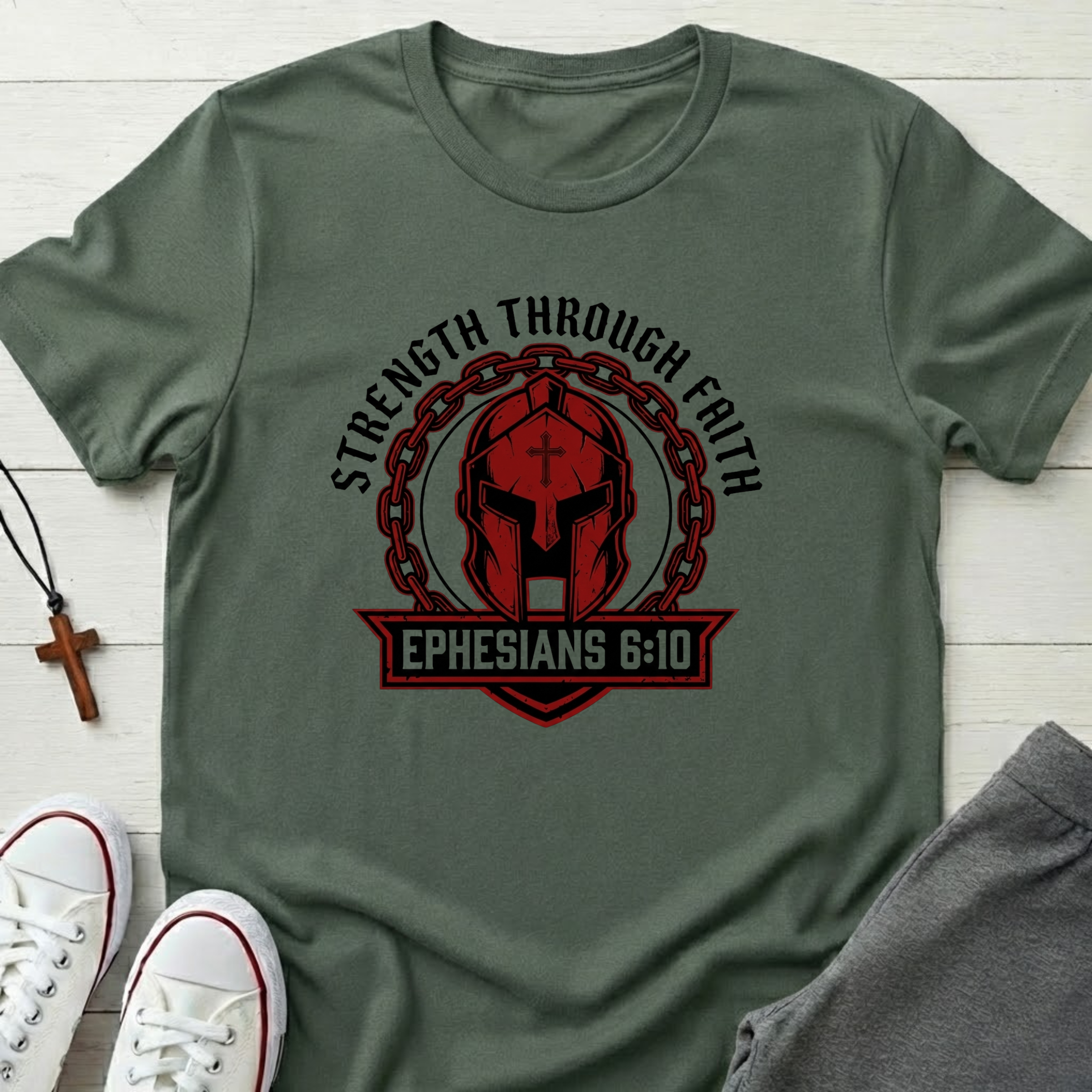 Strength Through Faith T-Shirt.