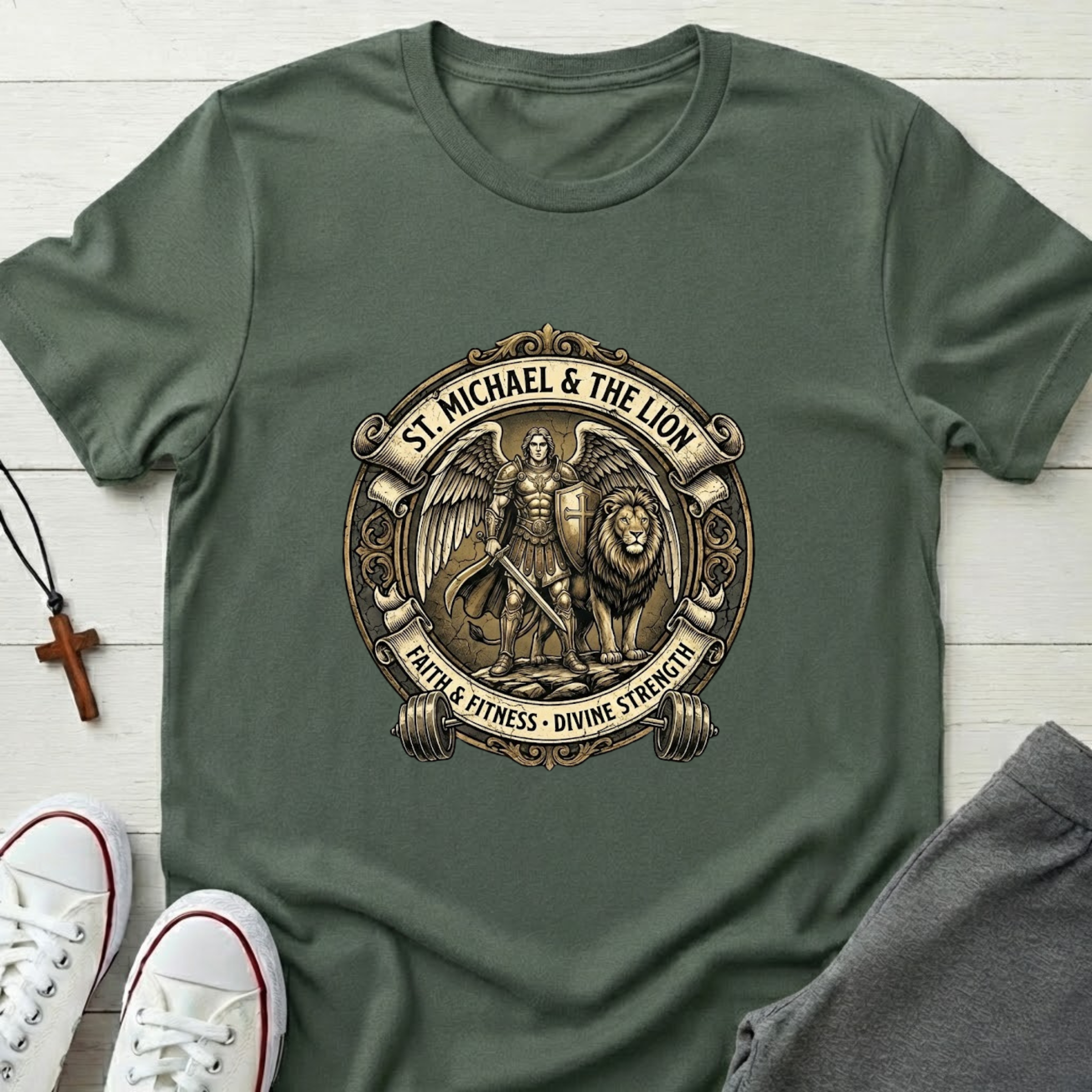 St. Michael And The Lion T-Shirt.