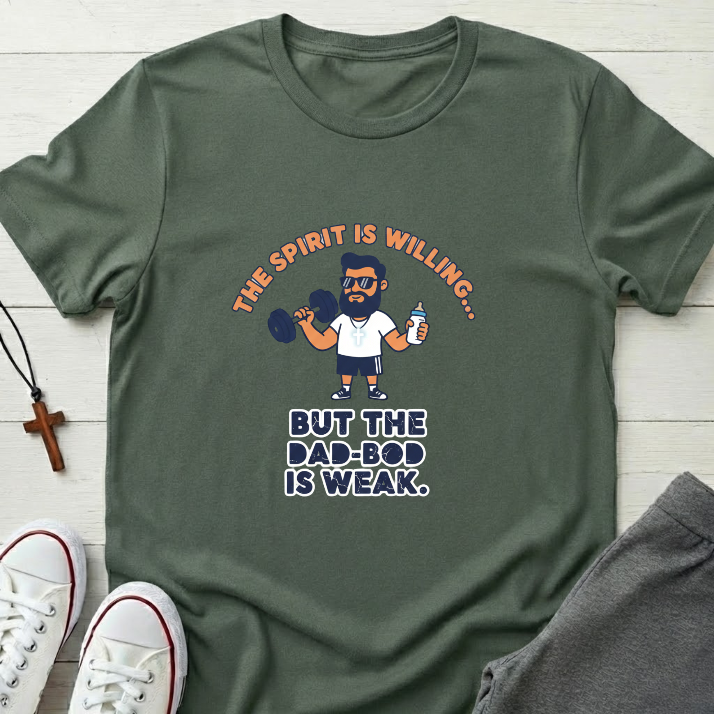 The Spirit is Willing  T-Shirt.