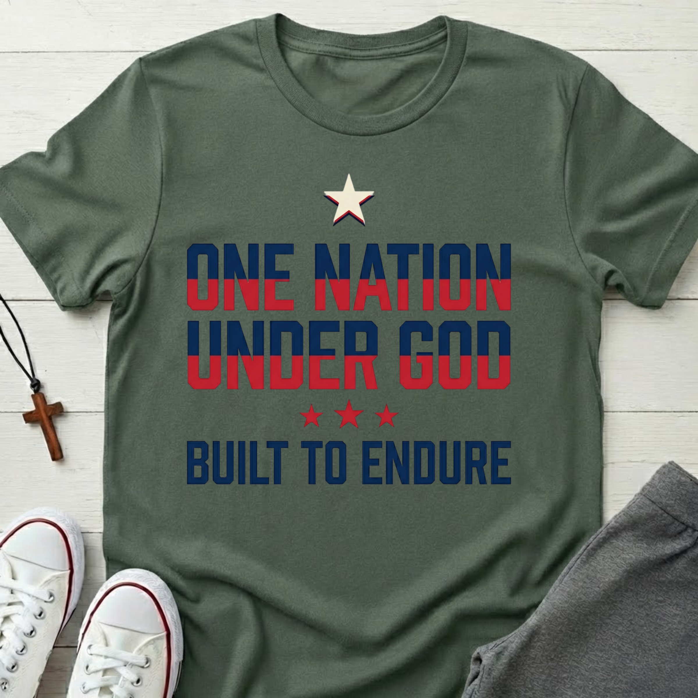 One Nation Under God  T-Shirt.