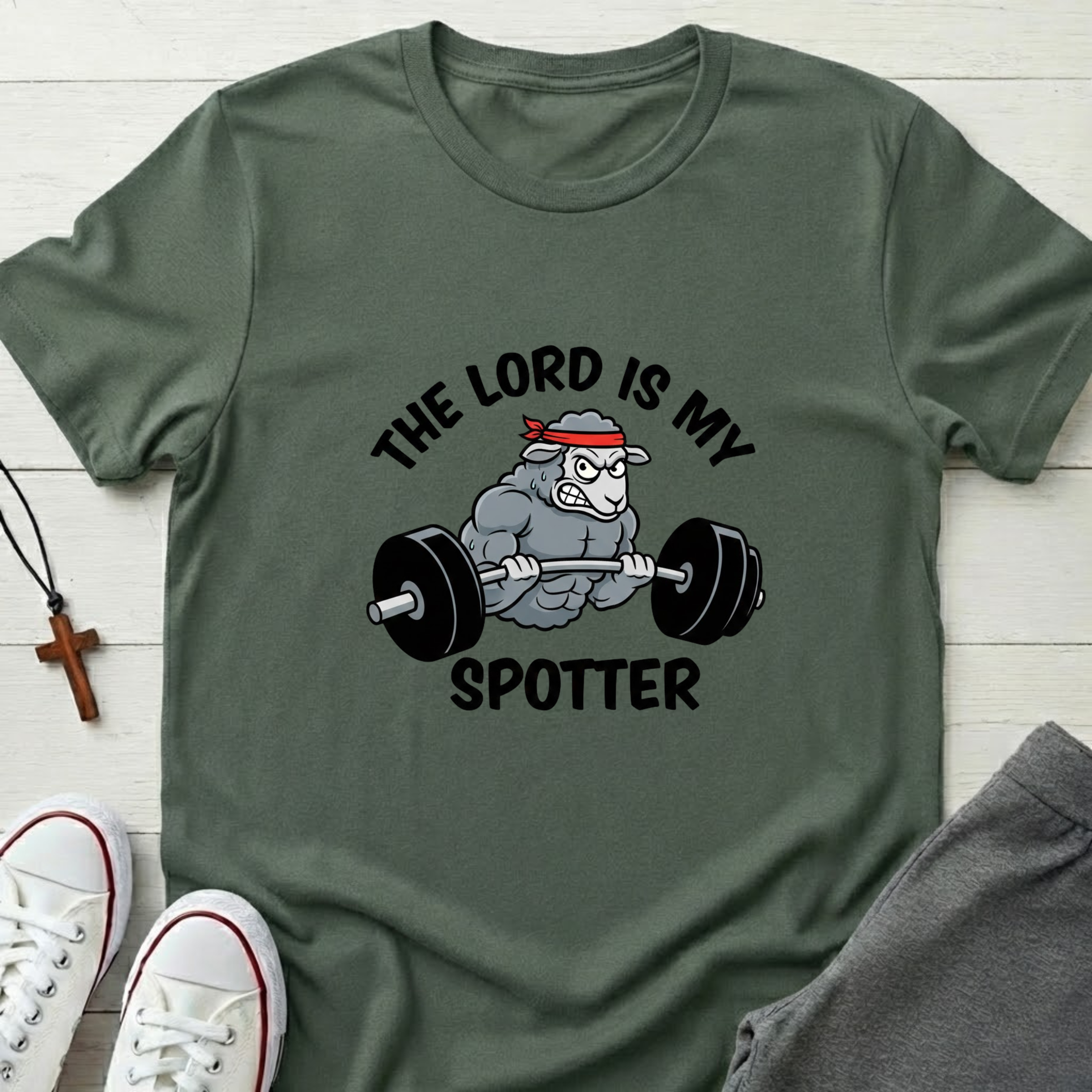 The lord is my Spotter T-Shirt.