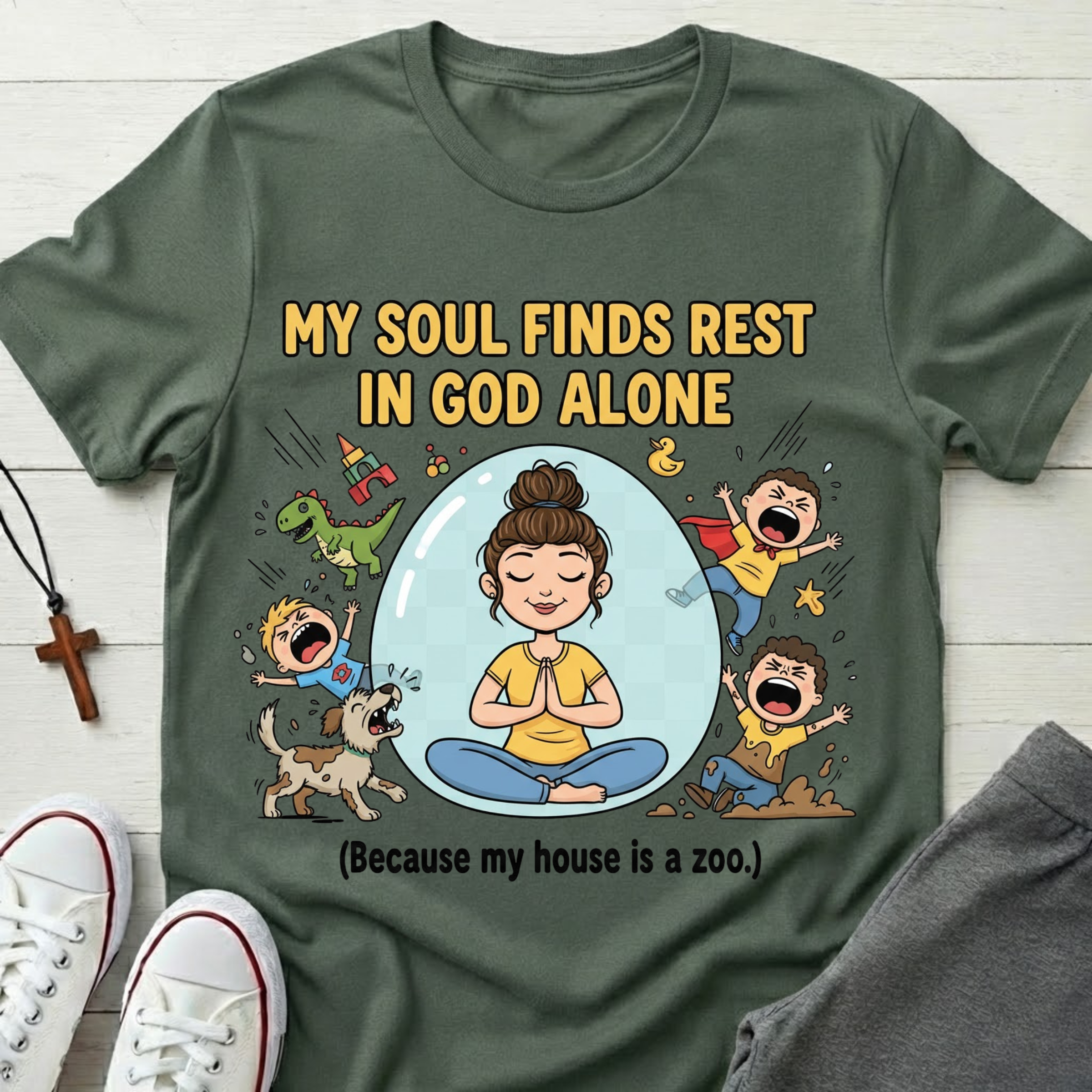 My Soul Finds Rest In God Alone T-Shirt.