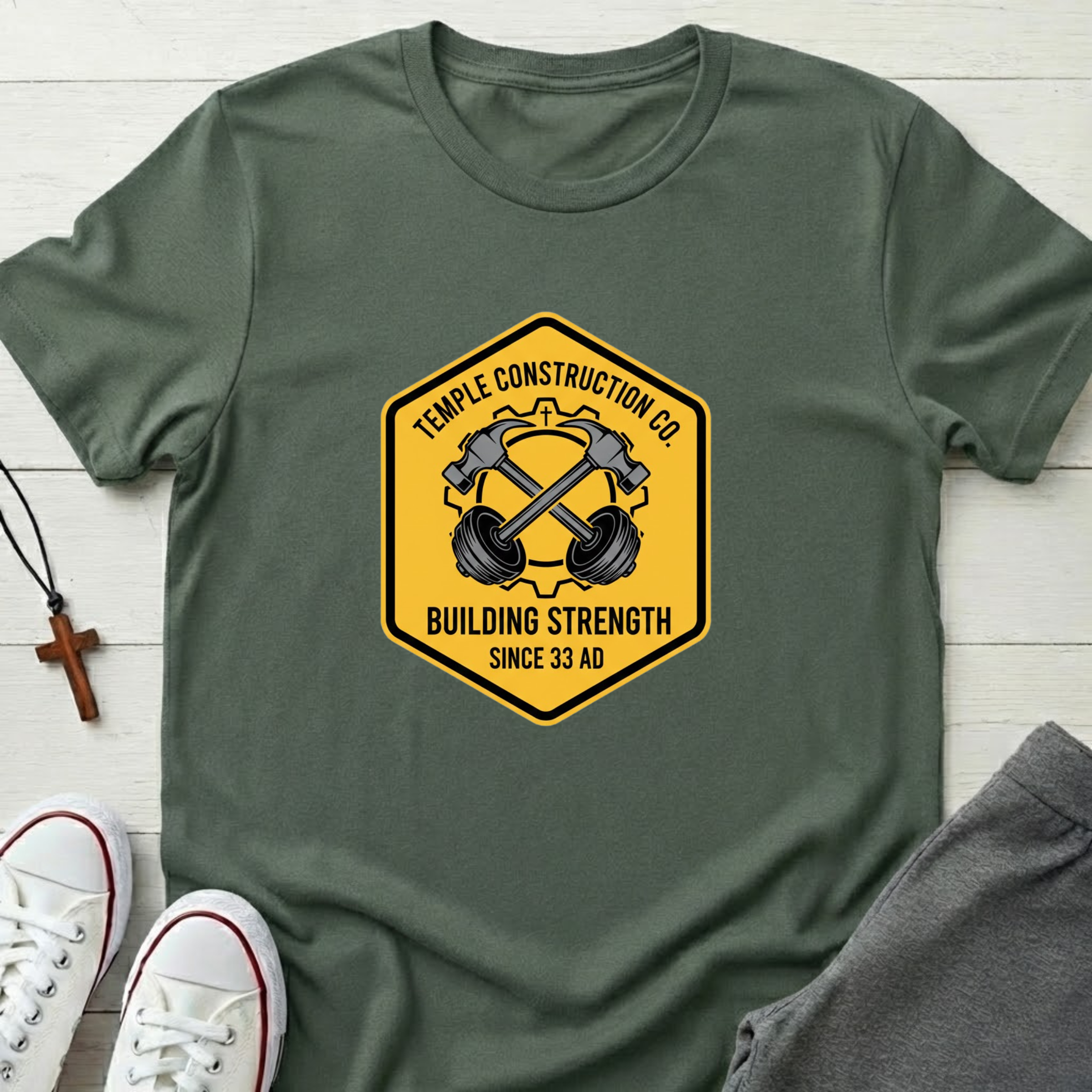 Temple Construction T-Shirt.