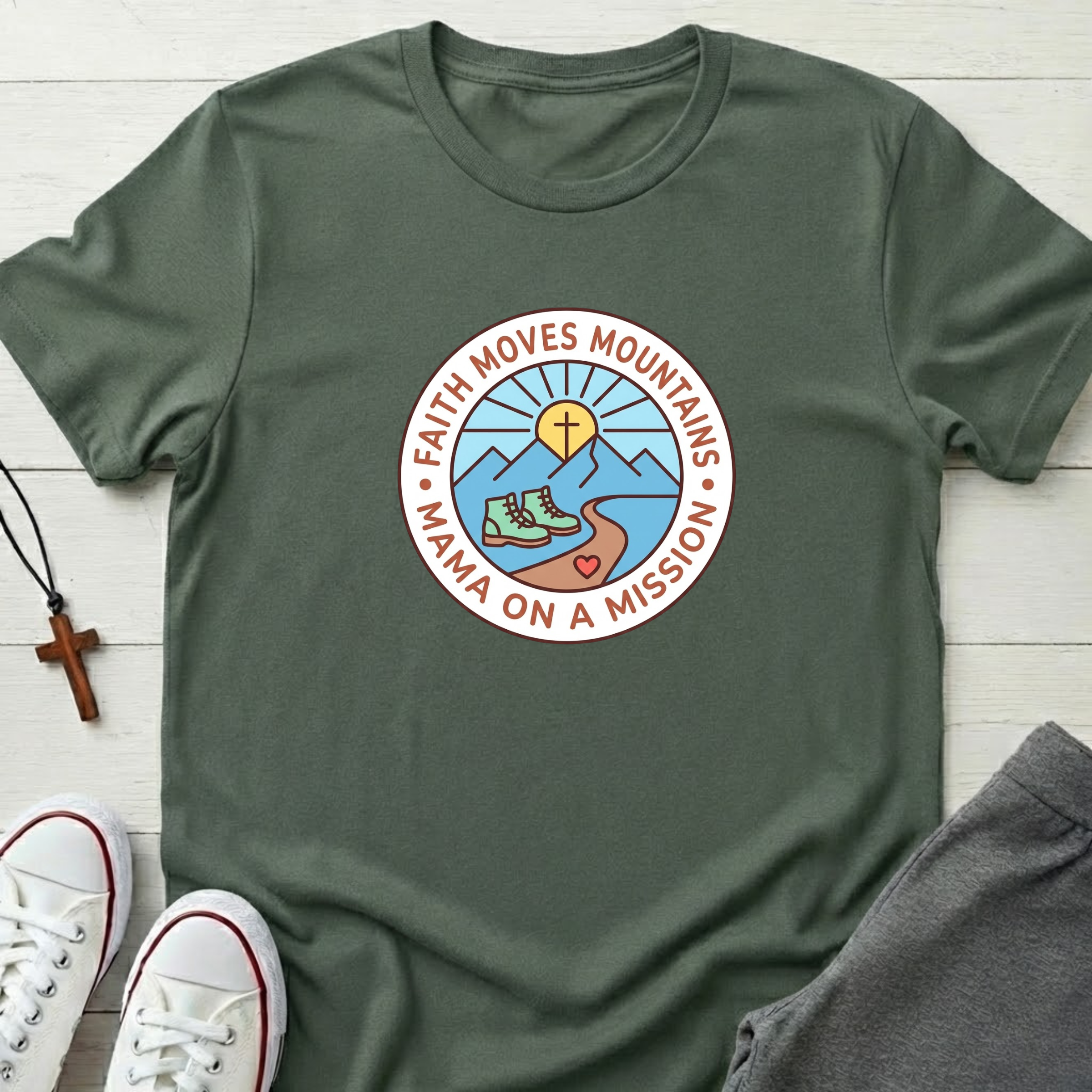 Faith Moves Mountains T-Shirt.