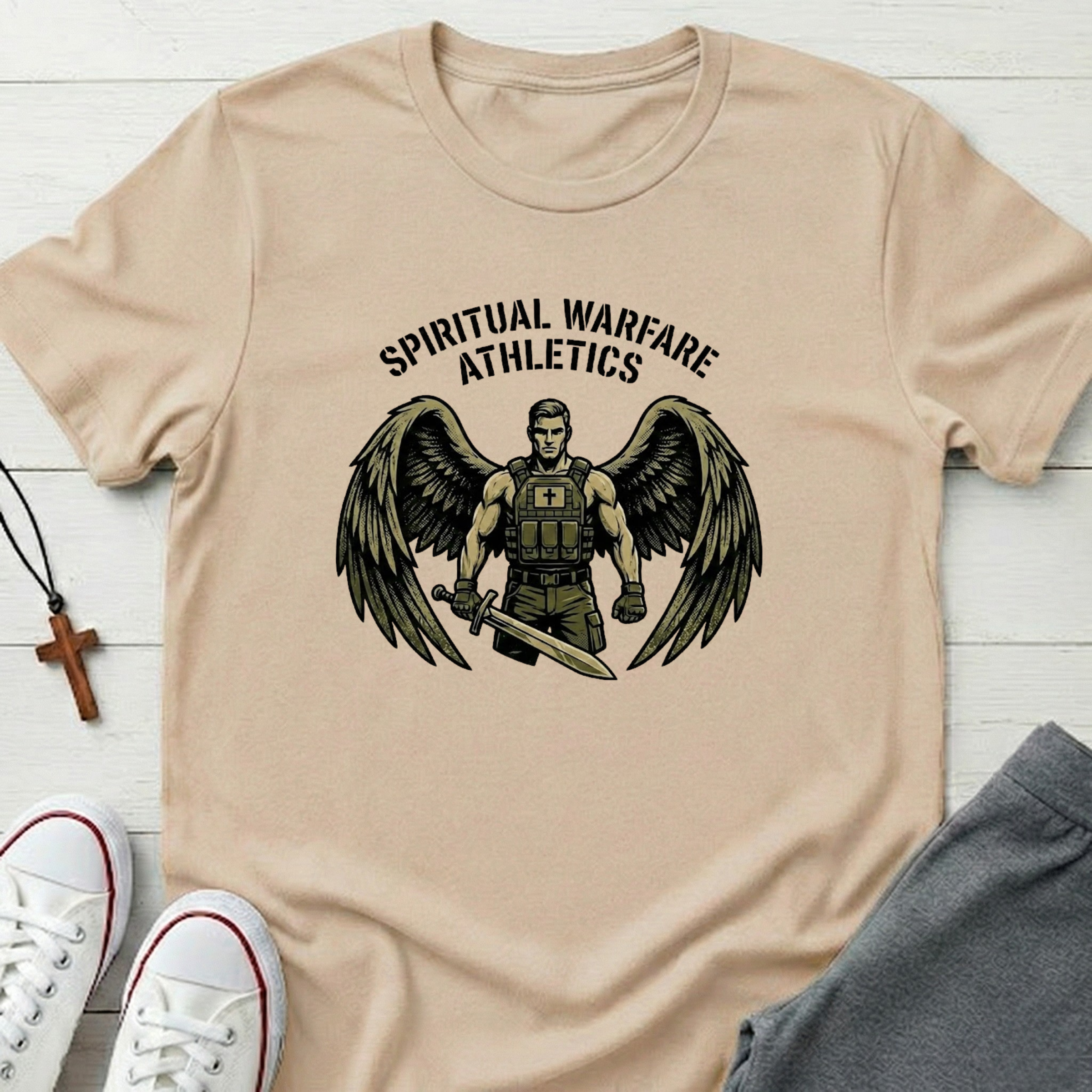 Spiritual Warfare Athletics T-Shirt.