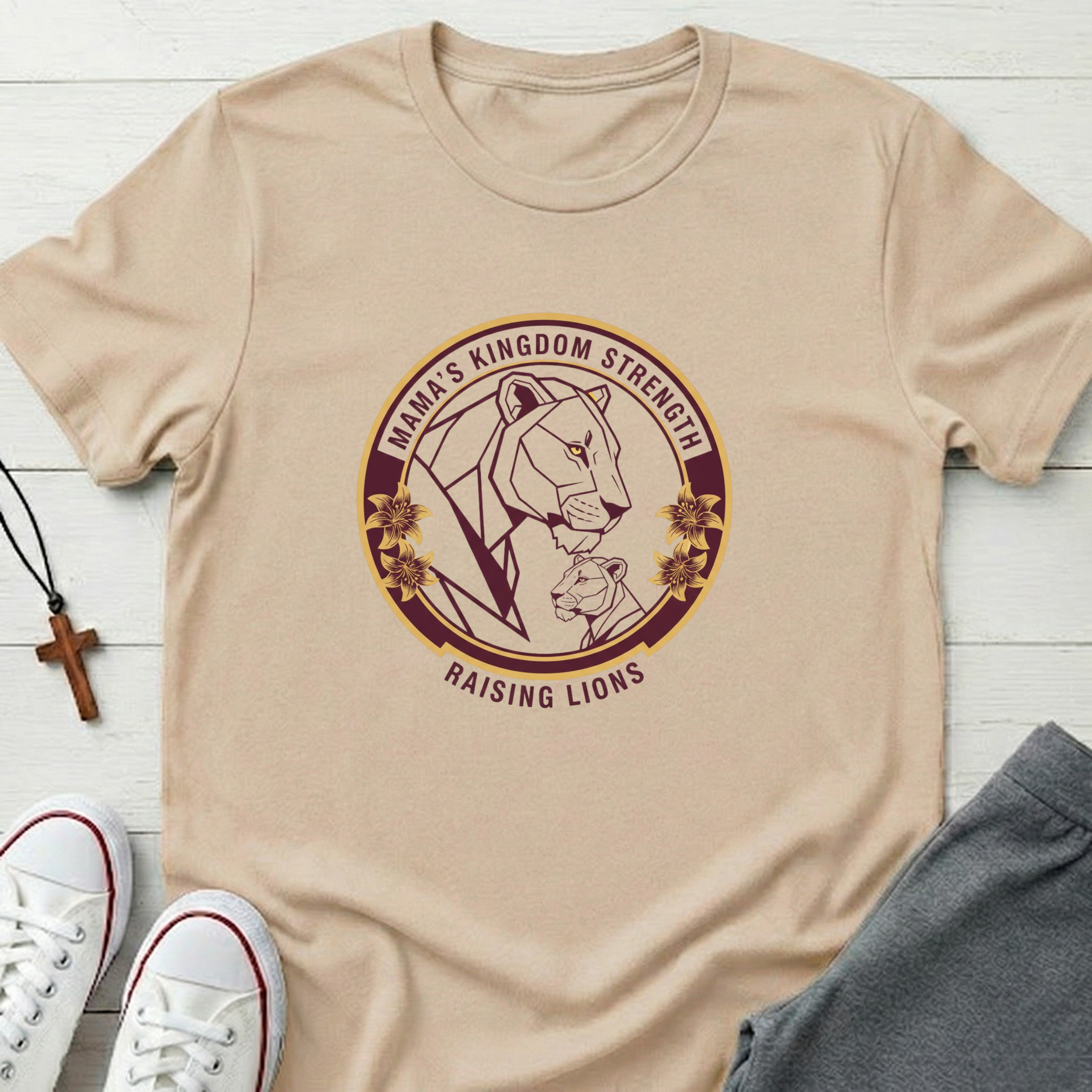 Mama's Kingdom Strength T-Shirt.