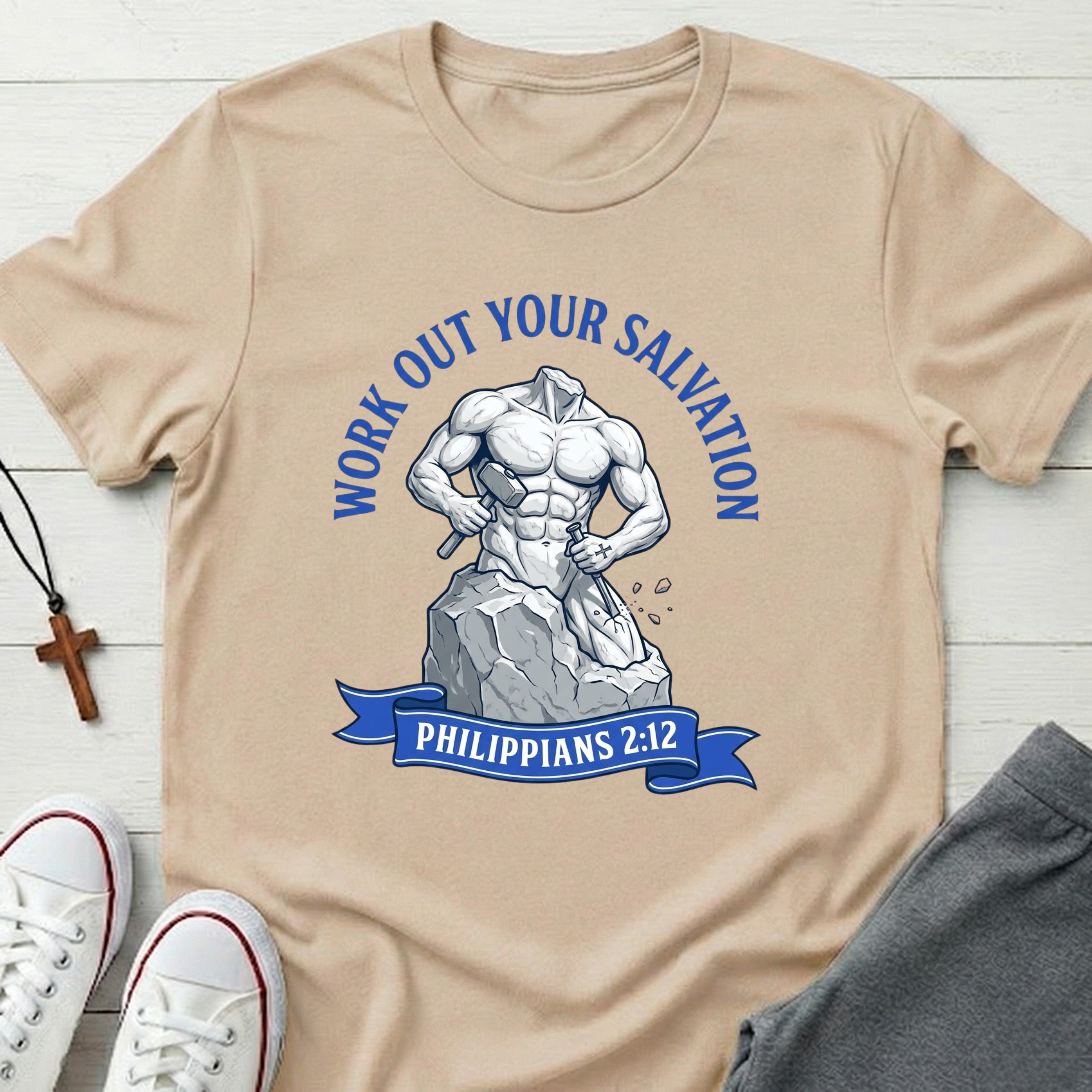 Work out Your Salvation T-Shirt.