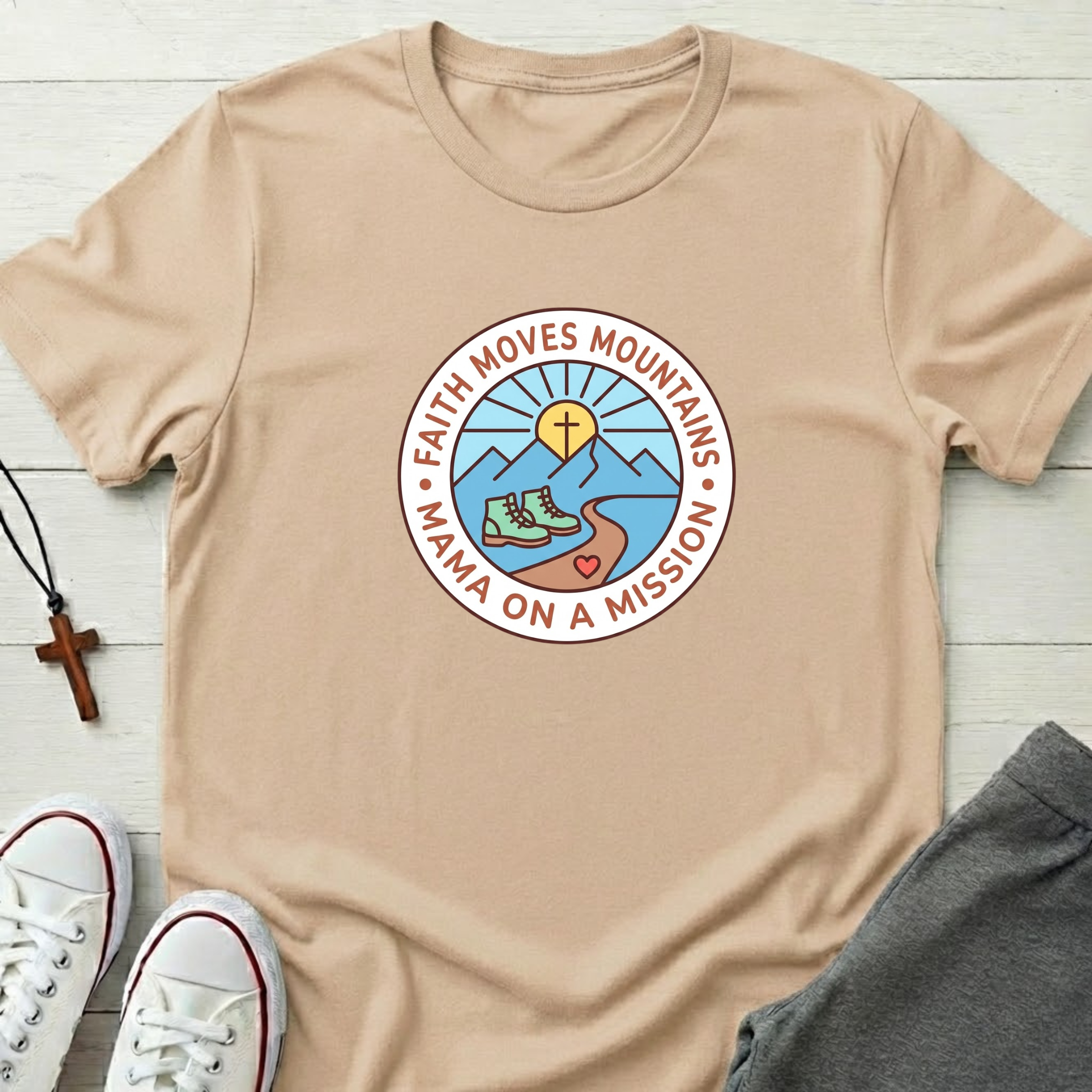 Faith Moves Mountains T-Shirt.