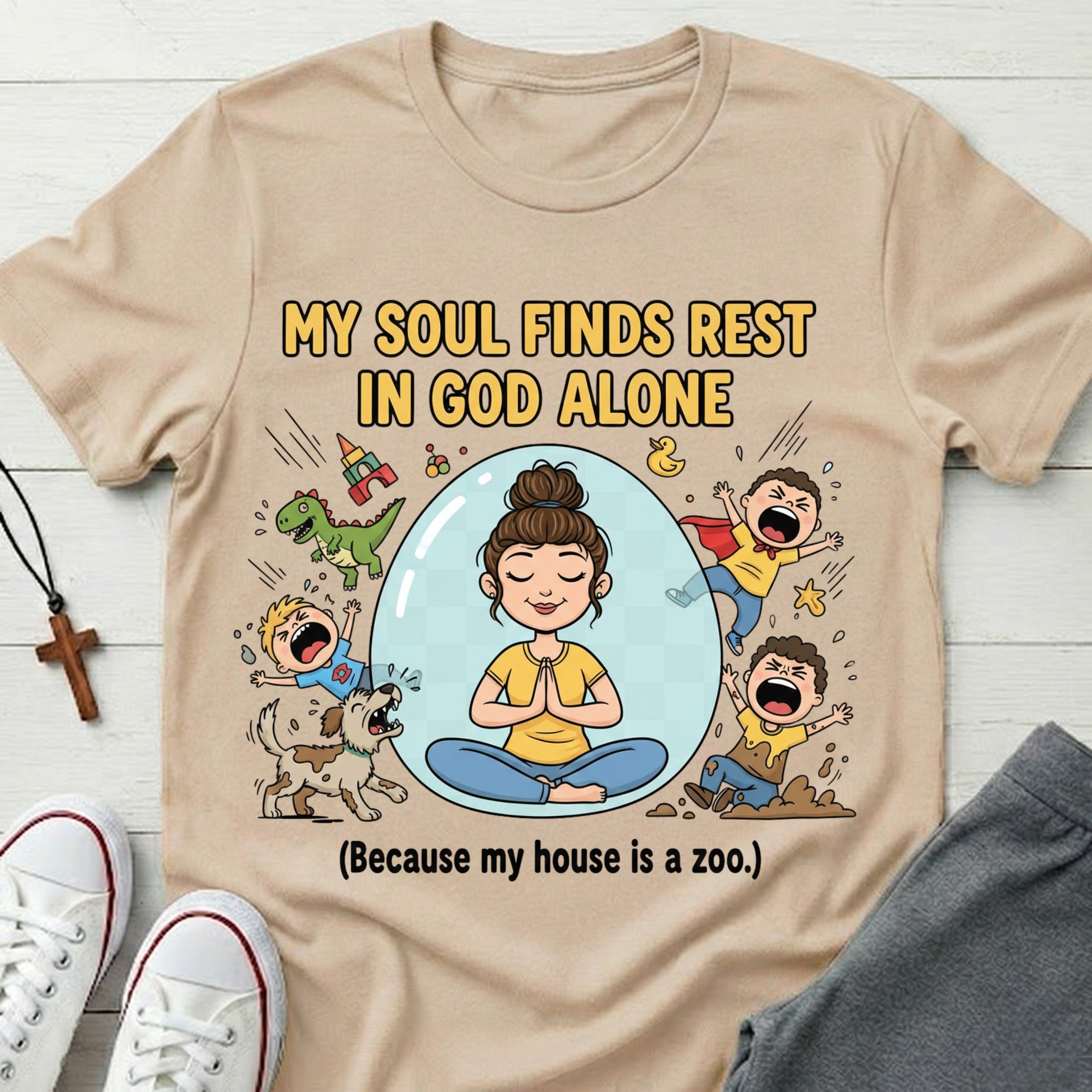 My Soul Finds Rest In God Alone T-Shirt.