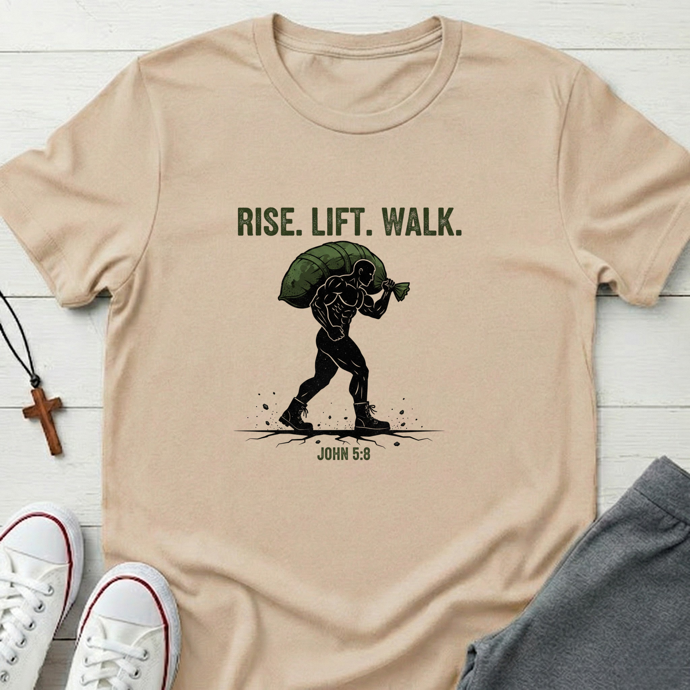 RISE. LIFT. WALK. T-Shirt.