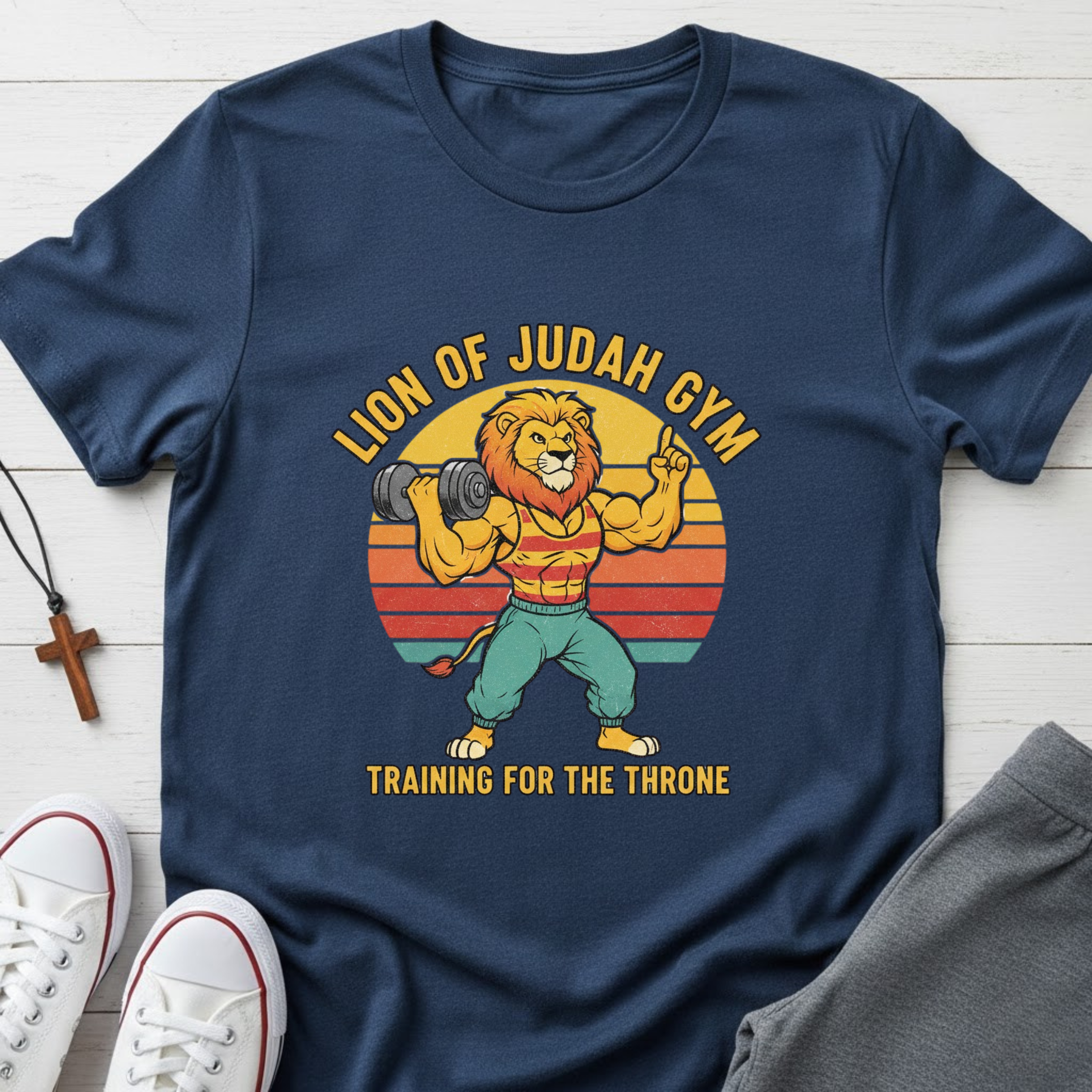 Lion Of Judah Gym T-Shirt.
