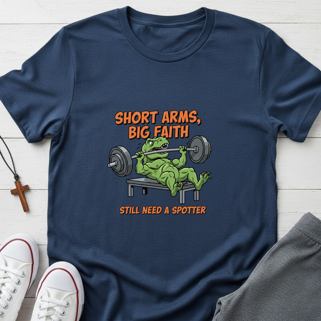 Short Arms, Big Faith T-Shirt.