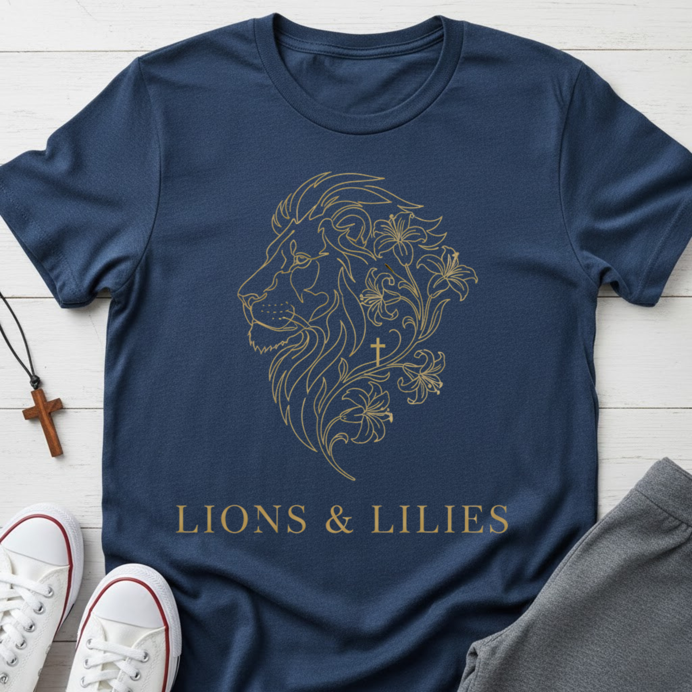 LIONS & LILIES Logo T-Shirt.