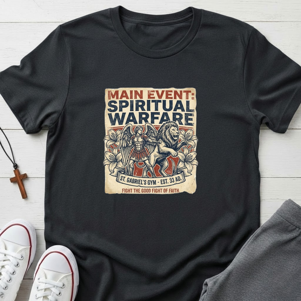 Main Event: Spiritual Warfare T-Shirt.