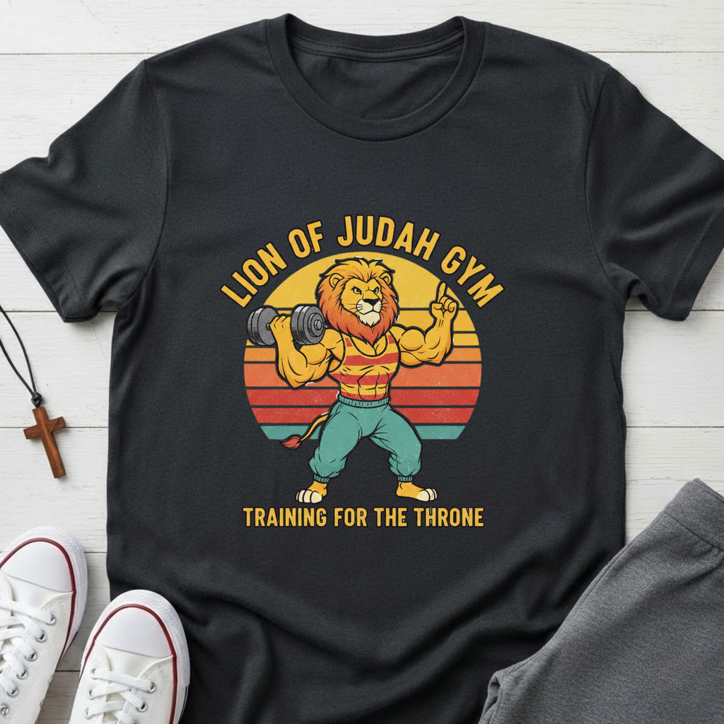 Lion Of Judah Gym T-Shirt.