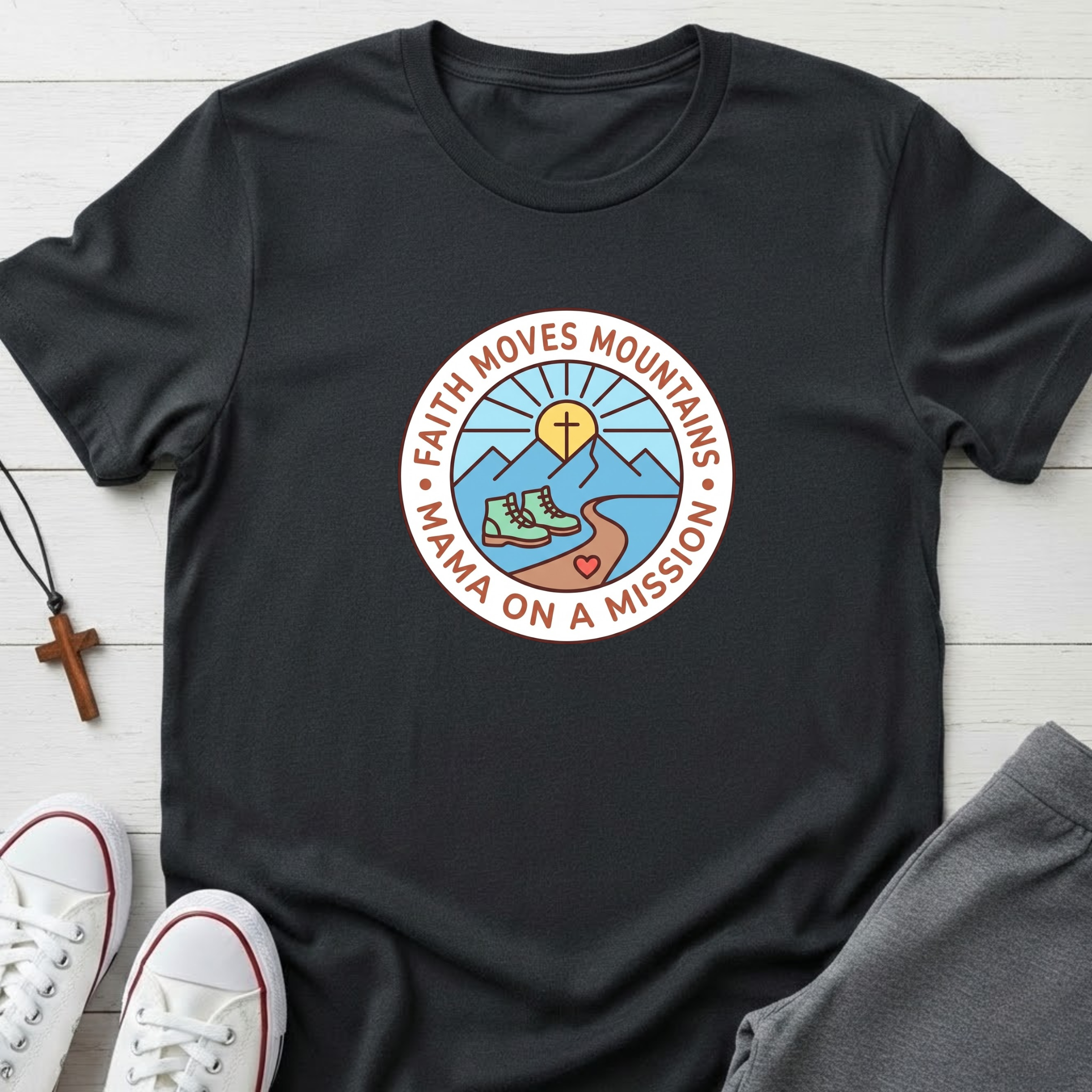 Faith Moves Mountains T-Shirt.