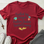 Fueled by Prayer, Protein Shakes & Toddler Chasing T-Shirt.