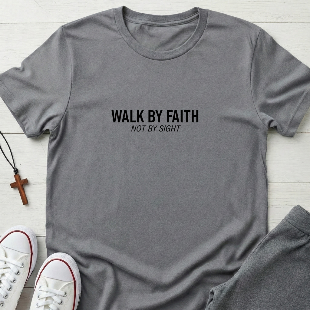 Walk By Faith Not By Sight T-Shirt.