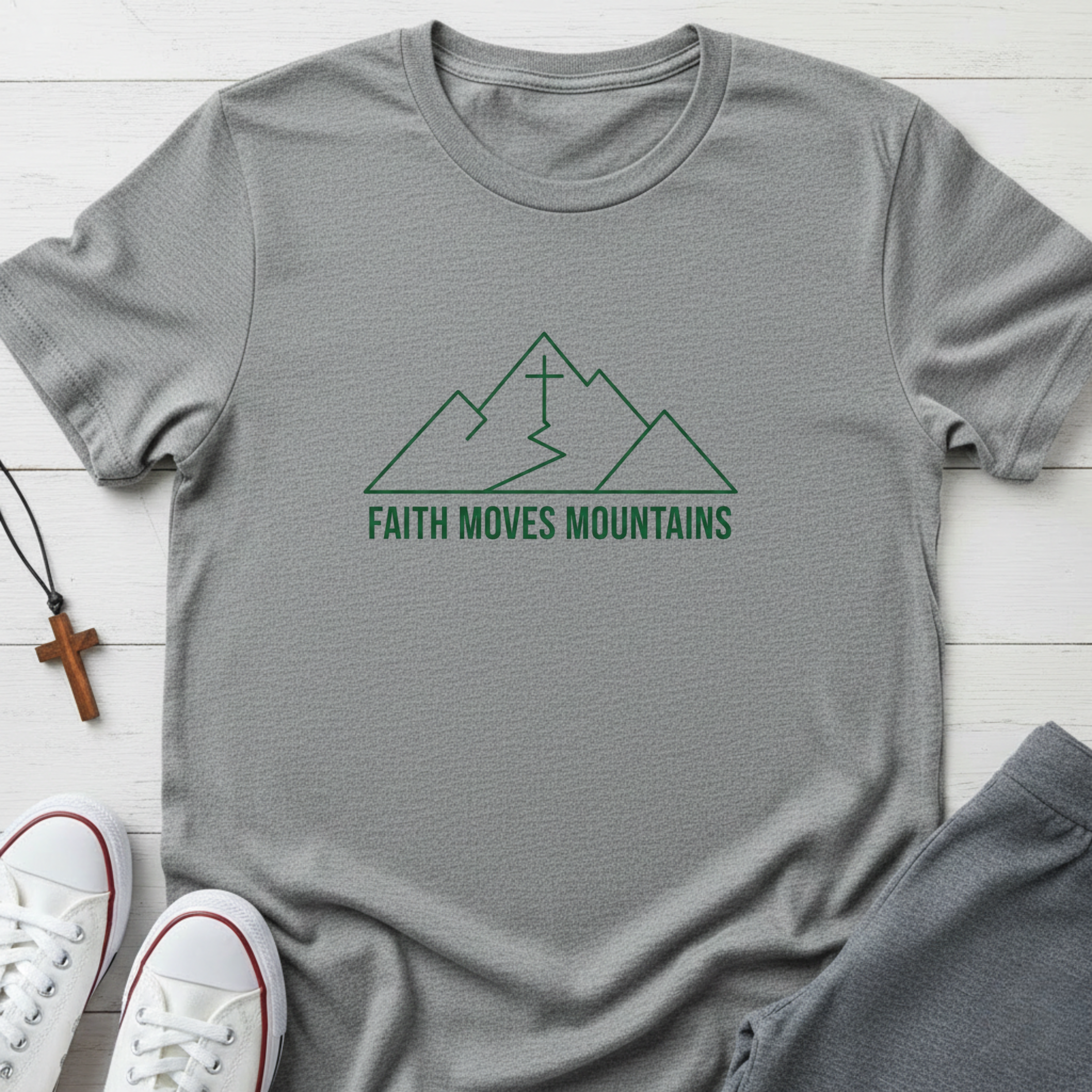 Faith Moves Mountains T-Shirt.