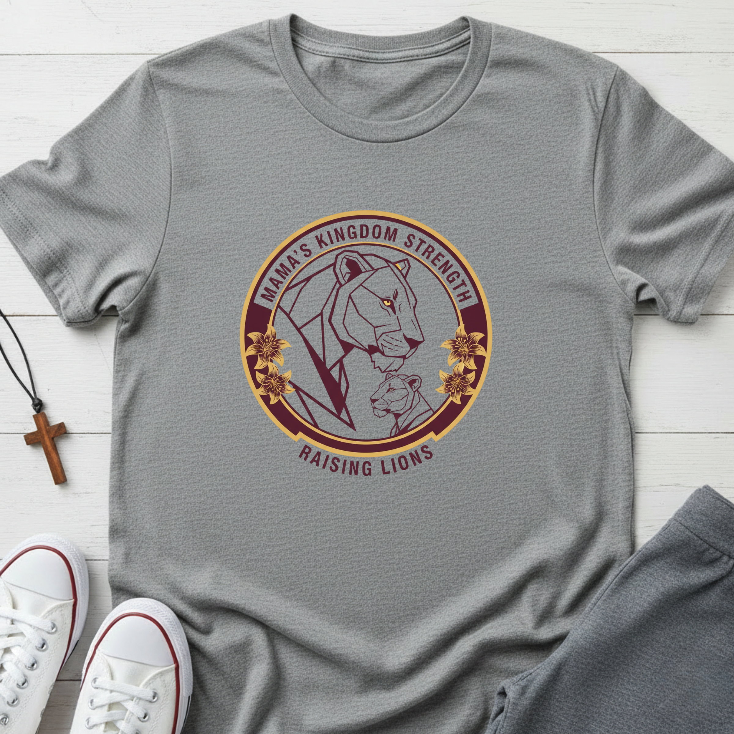 Mama's Kingdom Strength T-Shirt.