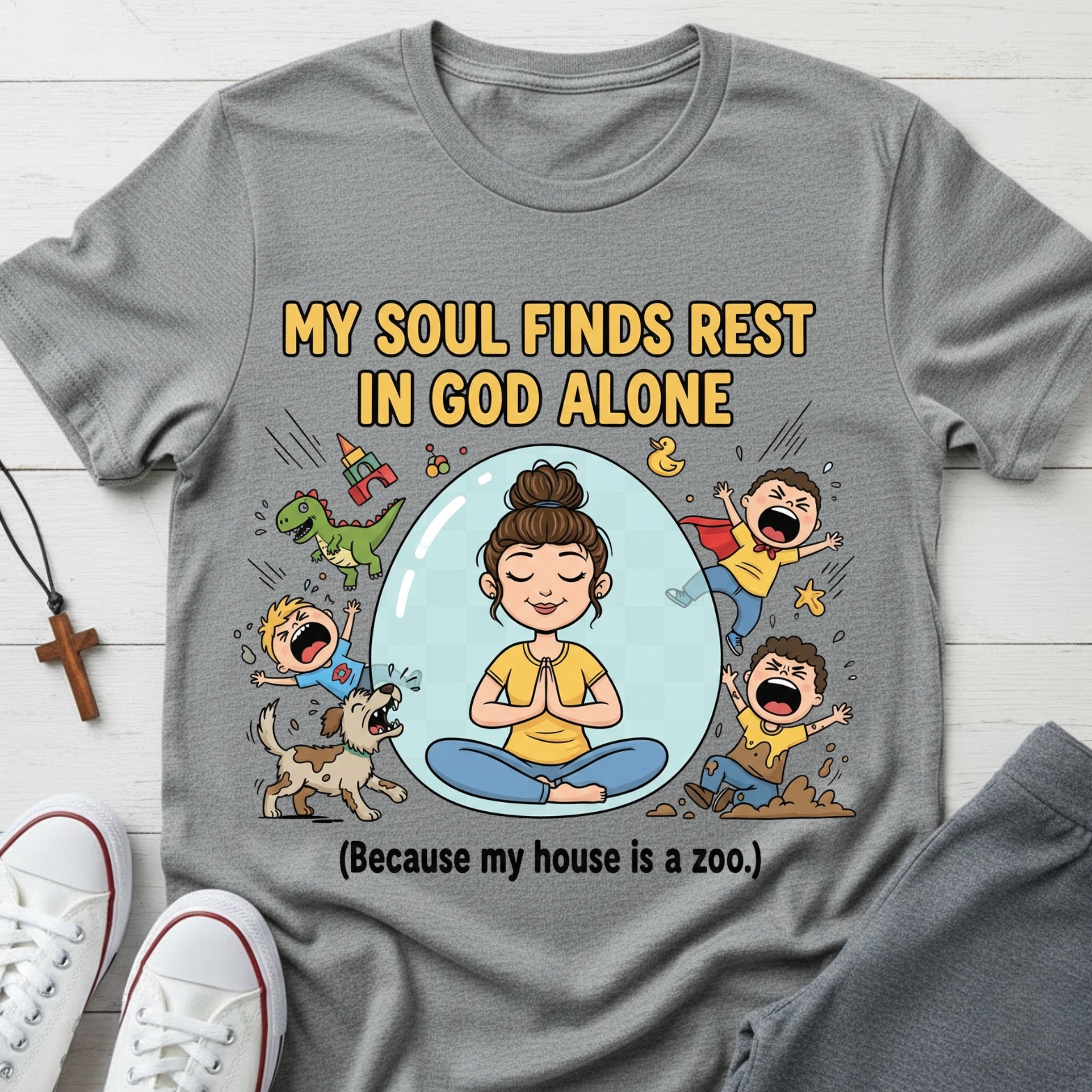 My Soul Finds Rest In God Alone T-Shirt.