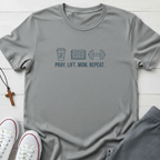 Pray. Lift. Mom. Repeat T-Shirt.