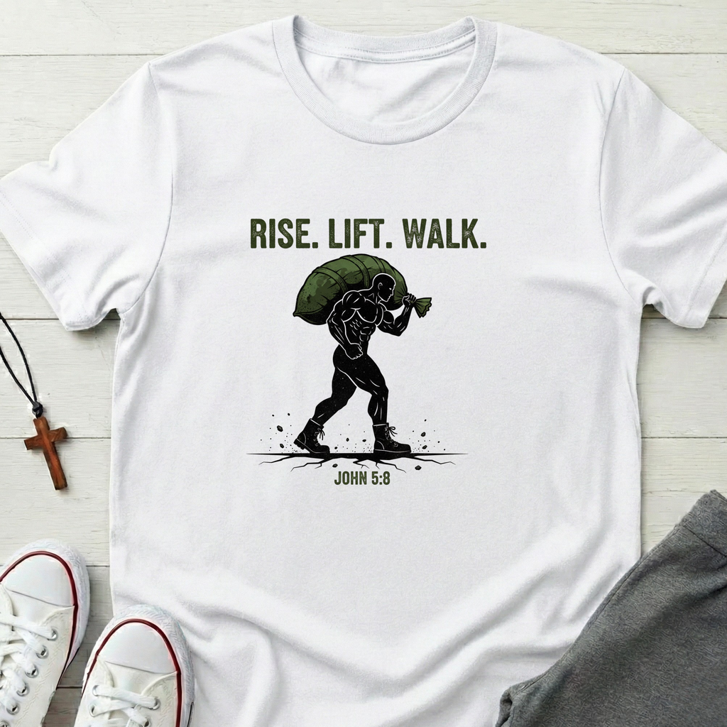 RISE. LIFT. WALK. T-Shirt.
