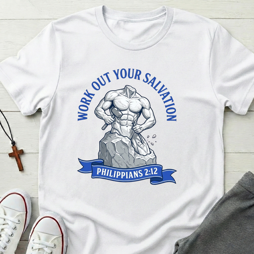 Work out Your Salvation T-Shirt.