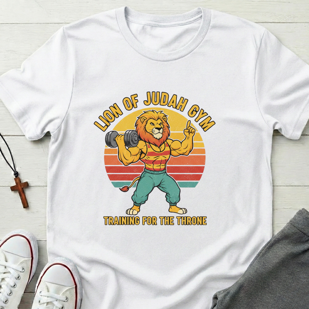 Lion Of Judah Gym T-Shirt.