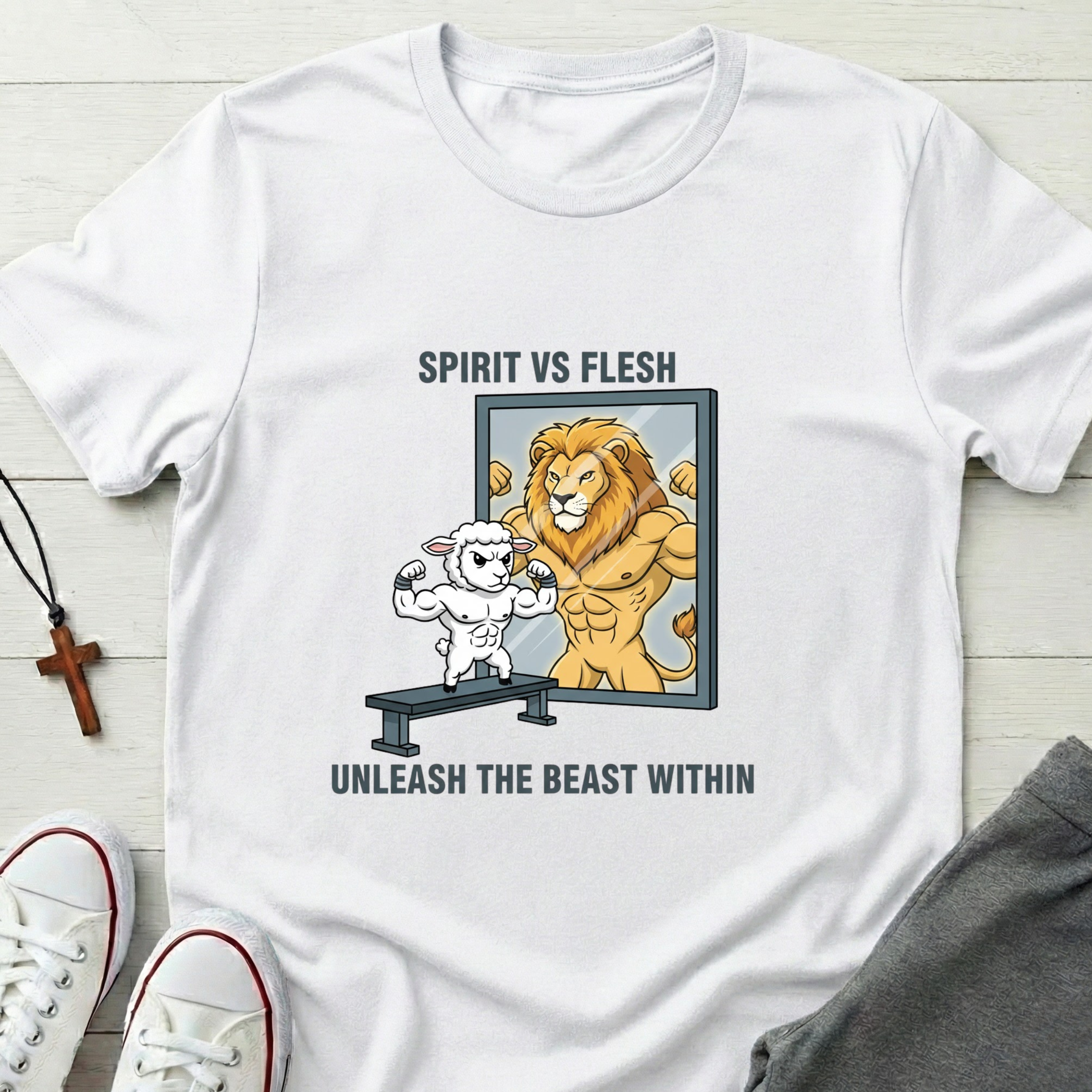 Spirit Vs Flesh T-Shirt.