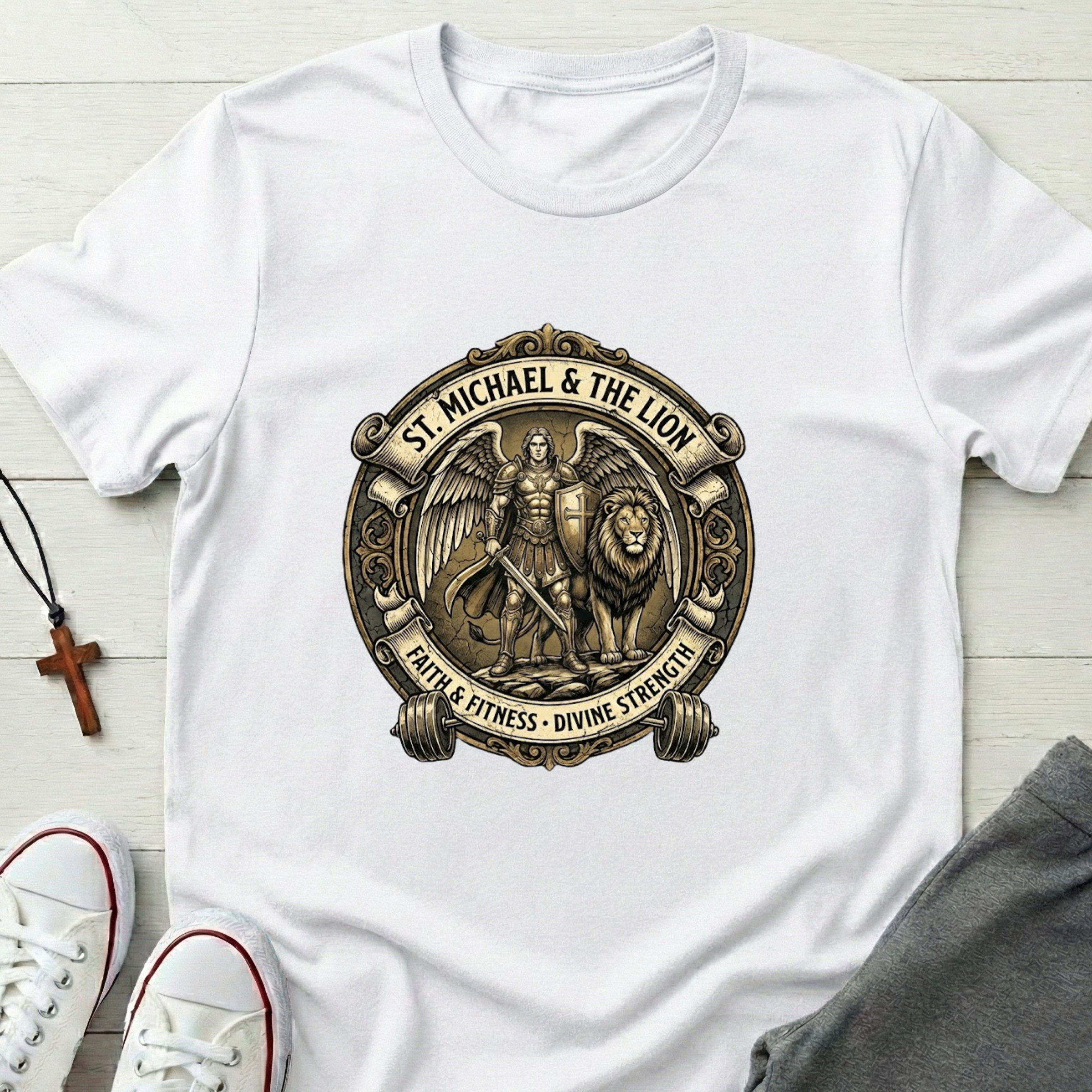 St. Michael And The Lion T-Shirt.