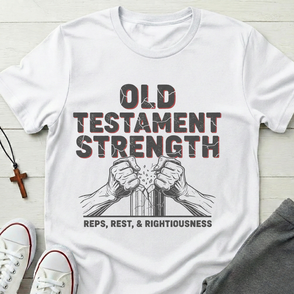 Old Testament Strength T-Shirt.