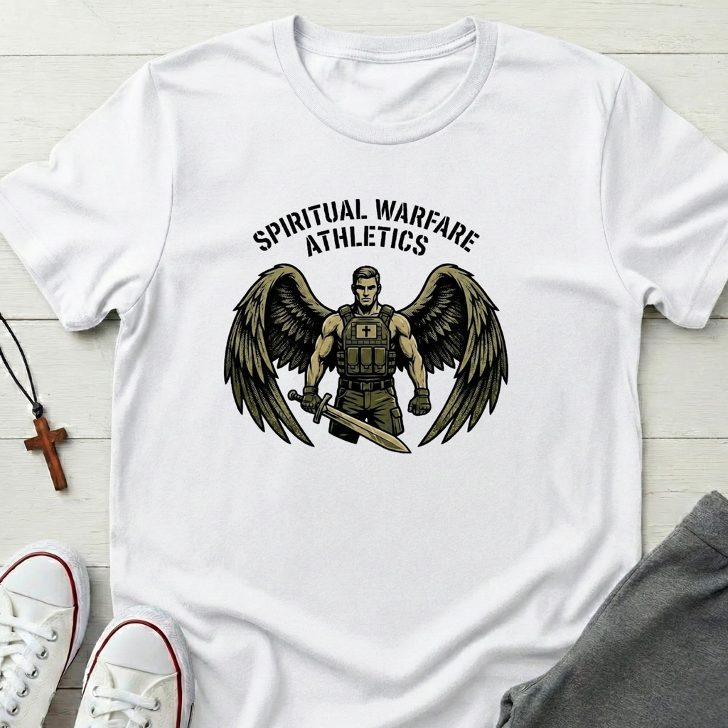 Spiritual Warfare Athletics T-Shirt.